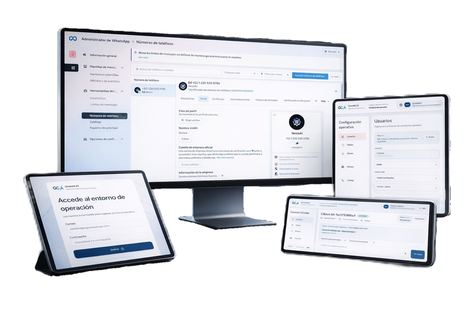 Dashboard del ERP con inteligencia artificial NexIA