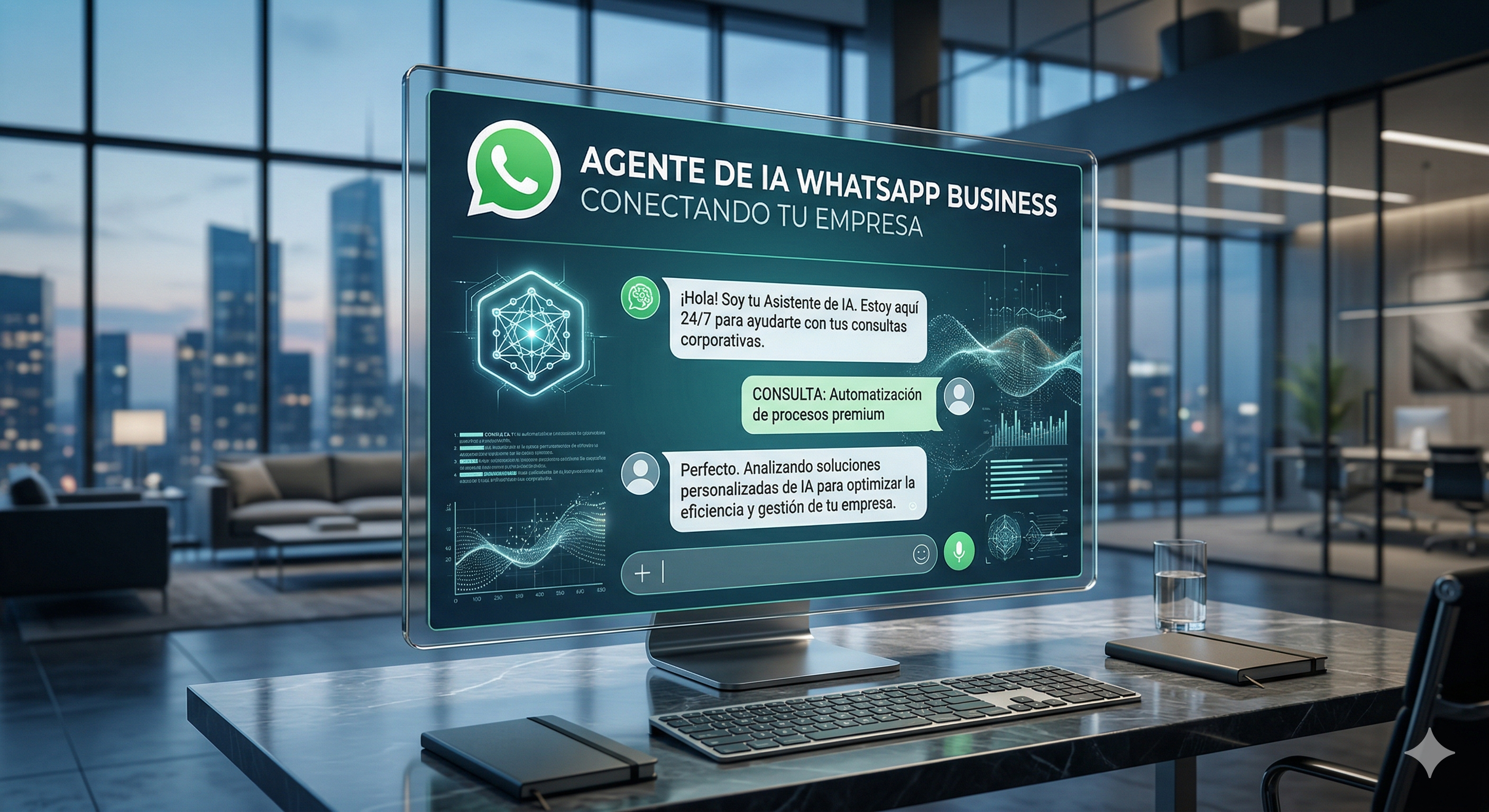 Agente de IA con integración a WhatsApp para empresas